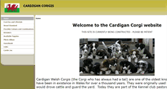 Desktop Screenshot of cardigancorgis.co.uk